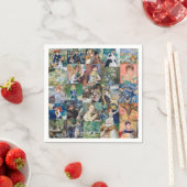 ピエール・オーギュストルノアール-最高傑作パッチワーク スタンダードカクテルナプキン (インサイチュ)