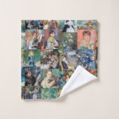 ピエール・オーギュストルノアール-最高傑作パッチワーク バスタオルセット (ウォッシュタオル)