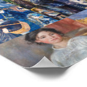 ピエール・オーギュストルノアール-最高傑作パッチワーク ポスター (角)