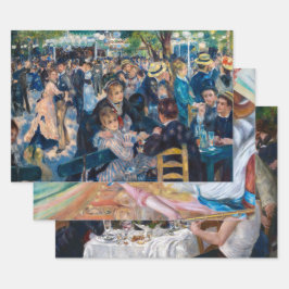 ピエール=オーギュストルノアール-最高傑作選択 ラッピングペーパーシート