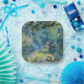 ピエール・オーギュストルノアール – 森の中の道 ペーパープレート (パーティー)