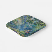 ピエール・オーギュストルノアール – 森の中の道 ペーパープレート (傾斜あり)