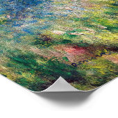 ピエール・オーギュストルノアール – 森の中の道 ポスター (角)