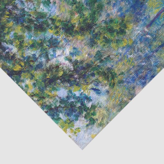 ピエール・オーギュストルノアール – 森の中の道 薄葉紙 (詳細)