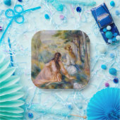 ピエール=オーギュストルノアール – 牧草地で ペーパープレート (パーティー)