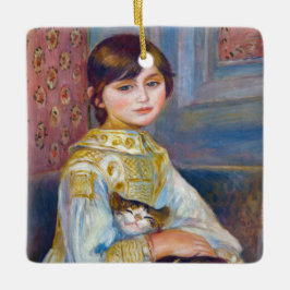 ピエール・オーギュストルノアール – 猫の子 セラミックオーナメント
