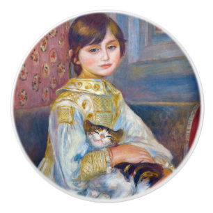 ピエール・オーギュストルノアール – 猫の子 セラミックノブ