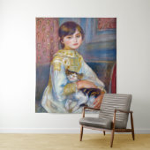 ピエール・オーギュストルノアール – 猫の子 タペストリー (インサイチュ)