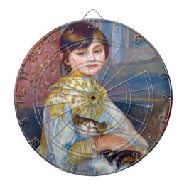 ピエール・オーギュストルノアール – 猫の子 ダーツボード