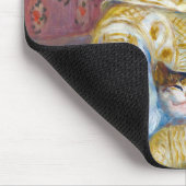 ピエール・オーギュストルノアール – 猫の子 マウスパッド (コーナー)