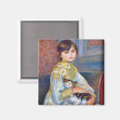 ピエール・オーギュストルノアール – 猫の子 マグネット (正面/裏面)