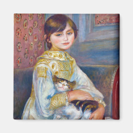 ピエール・オーギュストルノアール – 猫の子 マグネット