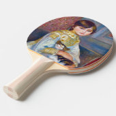ピエール・オーギュストルノアール – 猫の子 卓球ラケット (正面アングル)