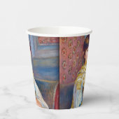 ピエール・オーギュストルノアール – 猫の子 紙コップ (左)