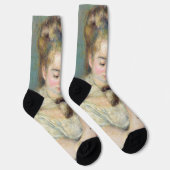 ピエール・オーギュストルノアール – 猫を飼った女性 ソックス (右)