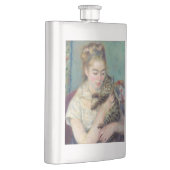 ピエール・オーギュストルノアール – 猫を飼った女性 フラスク (右)