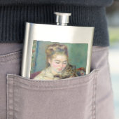 ピエール・オーギュストルノアール – 猫を飼った女性 フラスク (インサイチュ)