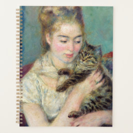 ピエール・オーギュストルノアール – 猫を飼った女性 プランナー手帳