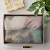 ピエール・オーギュストルノアール – 猫を飼った女性 薄葉紙 (ギフト)