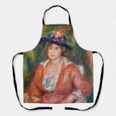 ピエール・オーギュストルノアール – 着席ポートレート エプロン (正面)