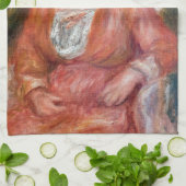 ピエール・オーギュストルノアール – 着席ポートレート キッチンタオル (折り畳み)