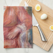 ピエール・オーギュストルノアール – 着席ポートレート キッチンタオル (四つ折り)