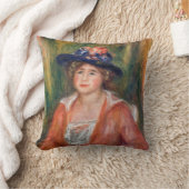 ピエール・オーギュストルノアール – 着席ポートレート クッション (ブランケット)