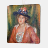 ピエール・オーギュストルノアール – 着席ポートレート セラミックオーナメント (左)