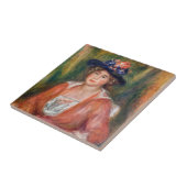 ピエール・オーギュストルノアール – 着席ポートレート タイル (側面)