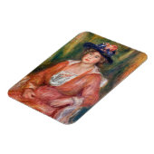 ピエール・オーギュストルノアール – 着席ポートレート マグネット (左側)