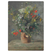 ピエール・オーギュストルノアール – 花瓶の中の花1866 クリップボード (裏面)