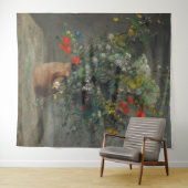 ピエール・オーギュストルノアール – 花瓶の中の花1866 タペストリー (インサイチュ(横))