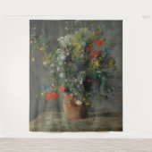 ピエール・オーギュストルノアール – 花瓶の中の花1866 タペストリー (正面)