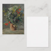 ピエール・オーギュストルノアール – 花瓶の中の花1866 ノートカード (正面/裏面)