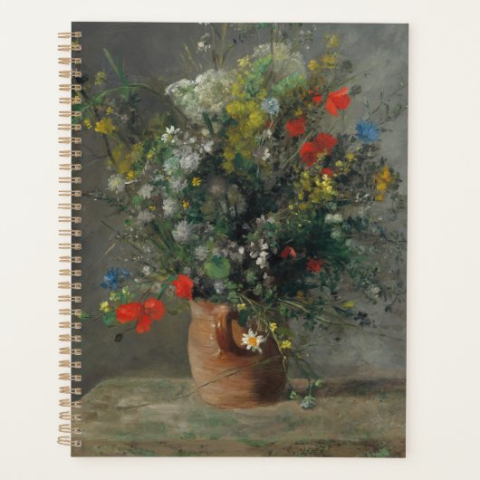 ピエール・オーギュストルノアール – 花瓶の中の花1866 プランナー手帳 (正面)