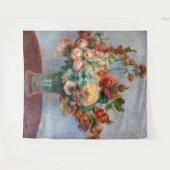 ピエール・オーギュストルノアール – 花瓶の中の花 タペストリー (正面(横))