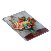 ピエール・オーギュストルノアール – 花瓶の中の花 ノートブック (右側)