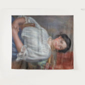 ピエール・オーギュストルノアール – 若い女性の着席 タペストリー (正面(横))