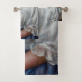 ピエール・オーギュストルノアール – 若い女性の着席 バスタオルセット (インサイチュ)