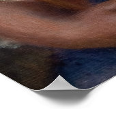 ピエール・オーギュストルノアール – 若い女性の着席 ポスター (角)