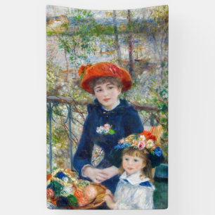 ピエール=オーギュストルノアール— Two sisters on the Terrace 横断幕