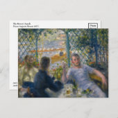 ピエール=オーギュスト・ルノアールによるローワーズ・ランチ ポストカード (正面/裏面)