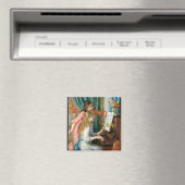 ピエール=オーギュスト・ルノアールのピアノの少女 マグネット (インサイチュ (食洗機))