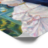 ピエール=オーギュスト・ルノアールのブーギバルでのダンス ポスター (角)