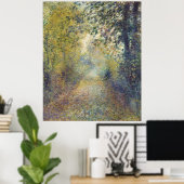 ピエール=オーギュスト・ルノアールの森で ポスター (ホームオフィス)