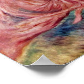 ピエール・オーギュスト・ルノアールの牧草地の少女 ポスター (角)