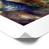 ピエール=オーギュスト・ルノアールの『水によって』 ポスター (角)