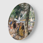 ピエール・オーギュスト・ルノアール – ザ・セーヌ ラージ壁時計 (傾斜)