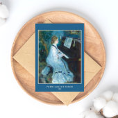 ピエール=オーギュスト・ルノアール、ピアノの女 ポストカード