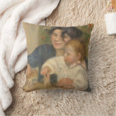 ピエール・オーギュスト・ルノワールによるガブリエルとジャン クッション (ブランケット)